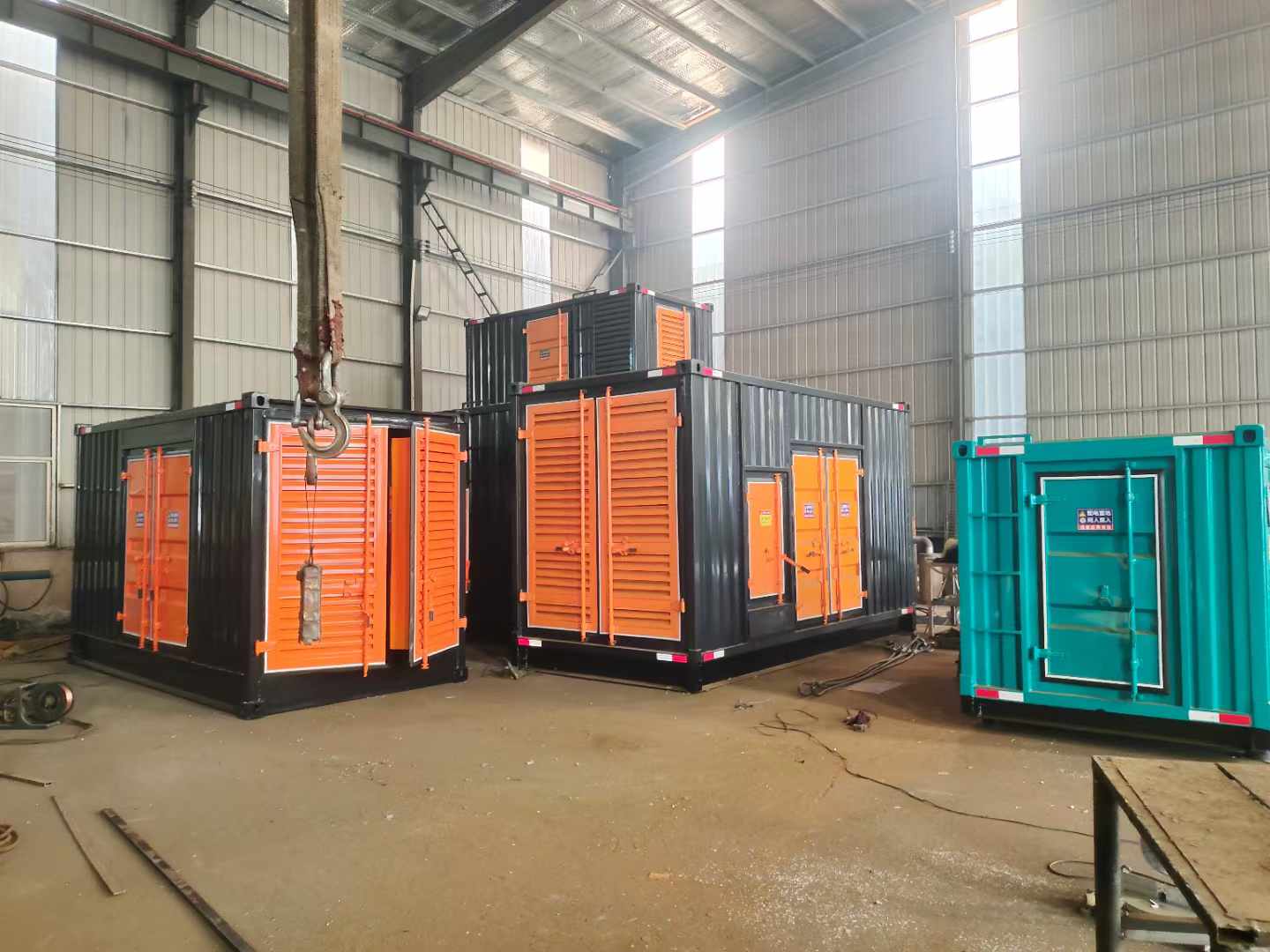 黑河500kw柴油发电机组可以带动多少功率设备？